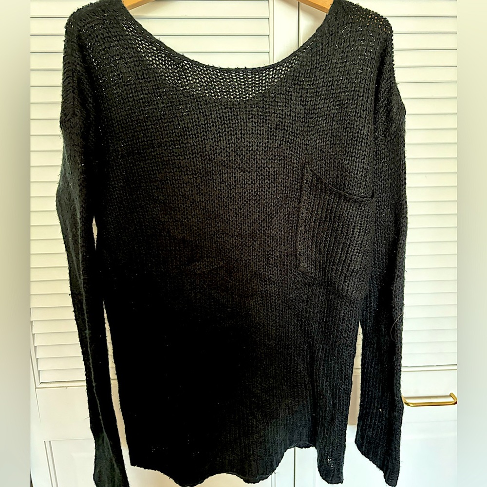 Trouvé black knit sweater